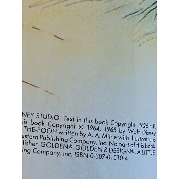 Vintage Winnie the Pooh Book Bundle - Picture 9 of 10